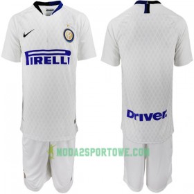 Koszulka Inter Mediolan Dziecięcy Wyjazdowe Stroje Piłkarskie 2018-2019 Krótki Rękaw